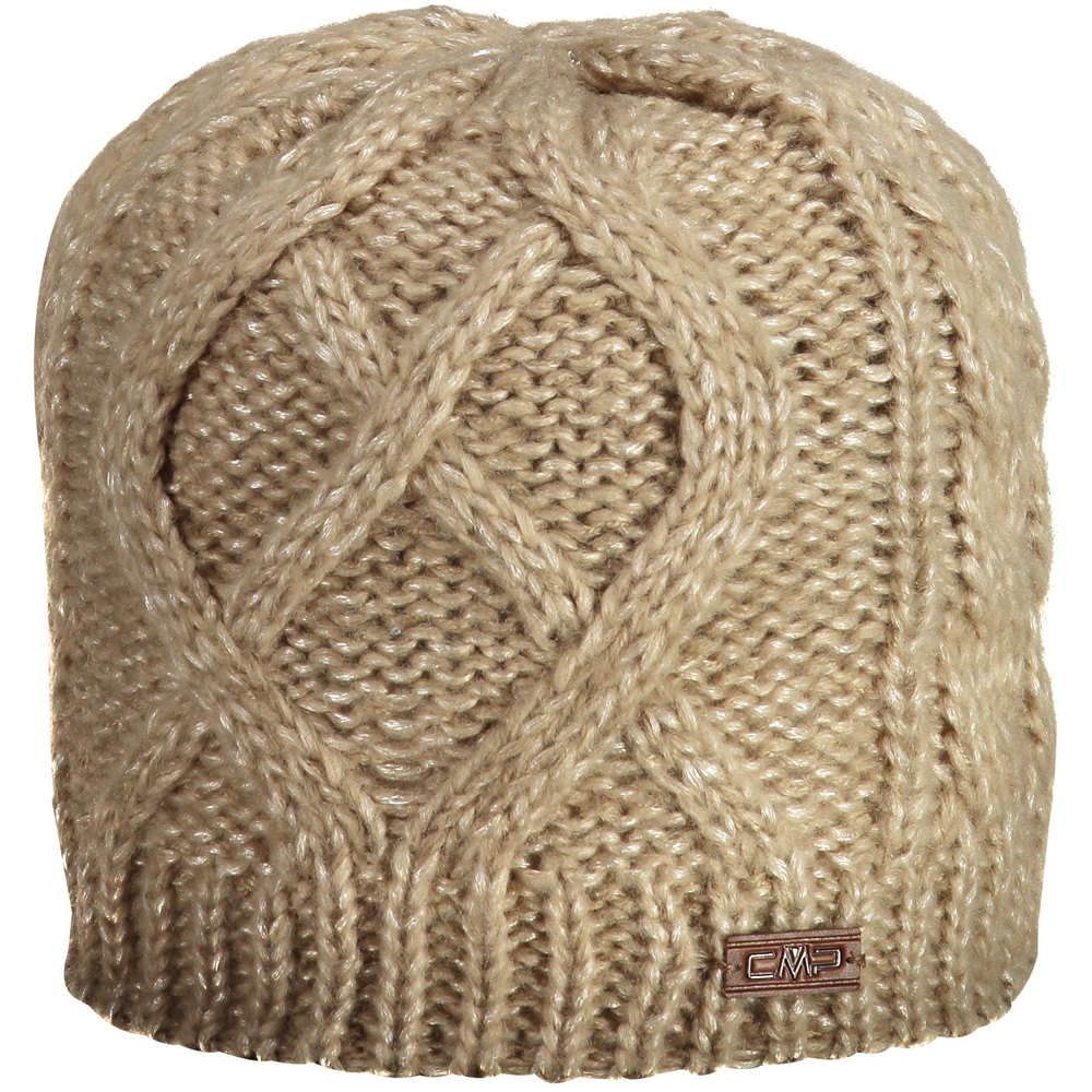 cmp knitted 5505210 beanie beige  femme