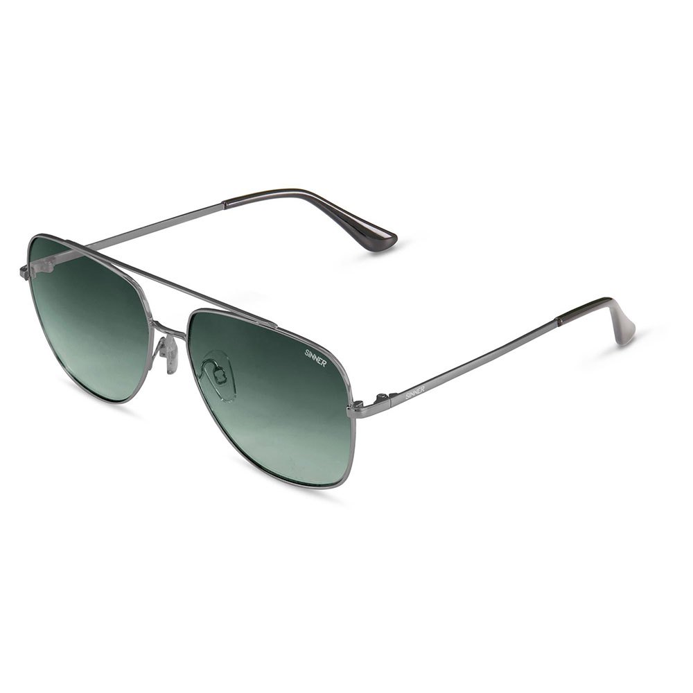 sinner muir sunglasses gris sintec green/cat3