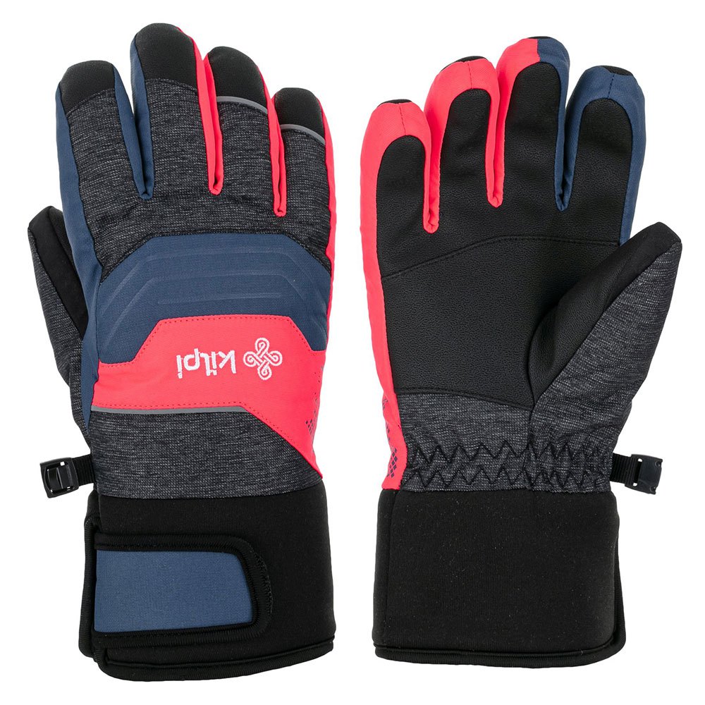 kilpi skimi junior gloves noir,rose 10-12 years garçon