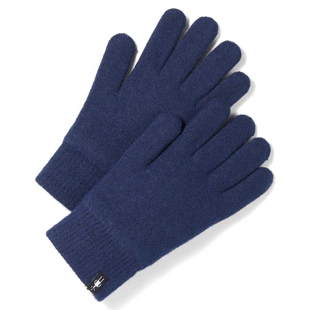 smartwool boiled gloves bleu l-xl homme