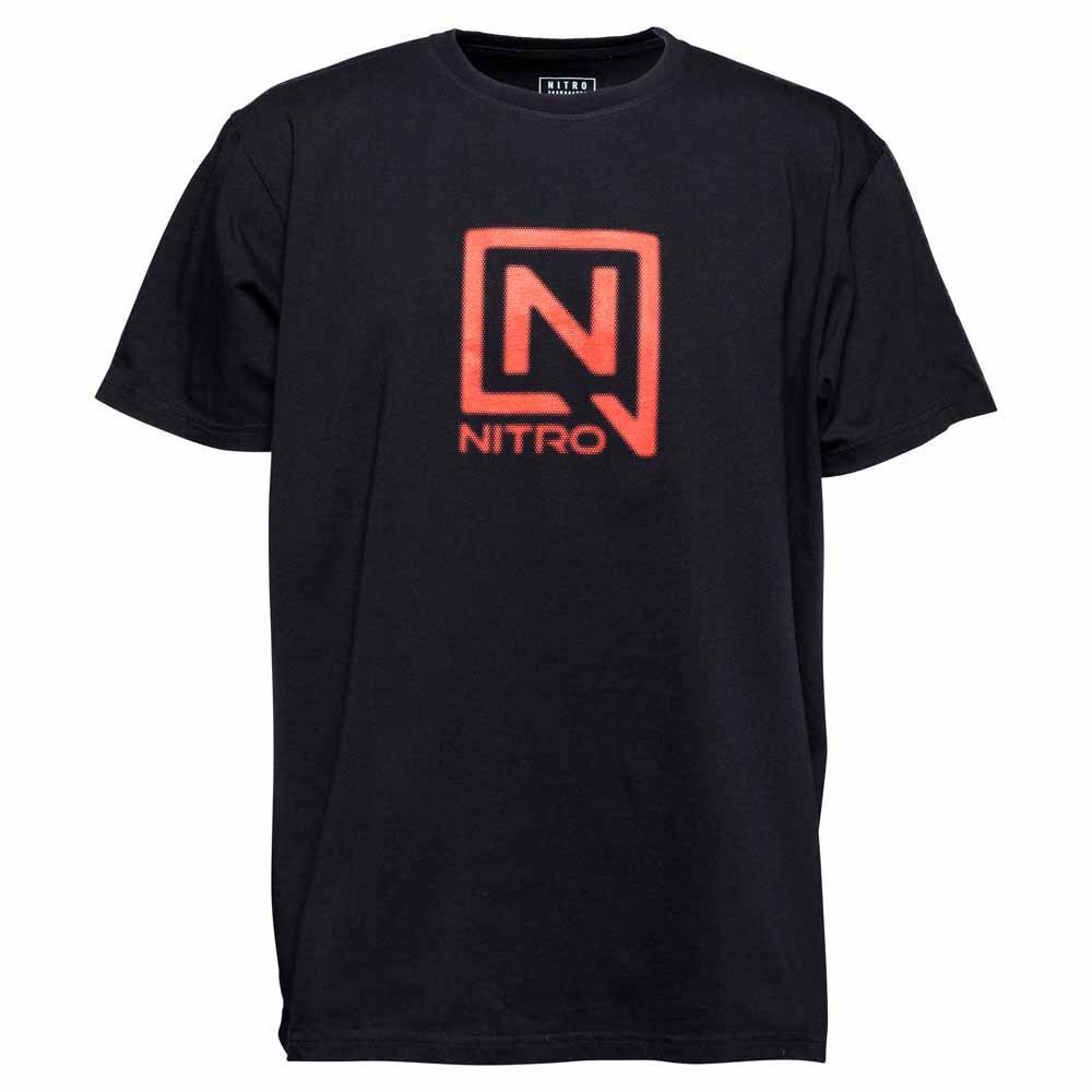 nitro blur short sleeve t-shirt noir m homme