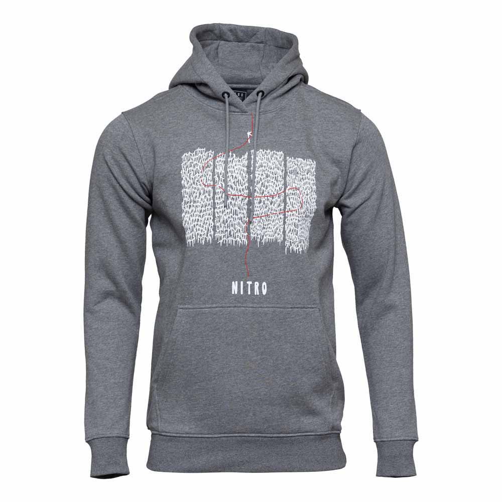nitro fffxt1-po hoodie gris s homme