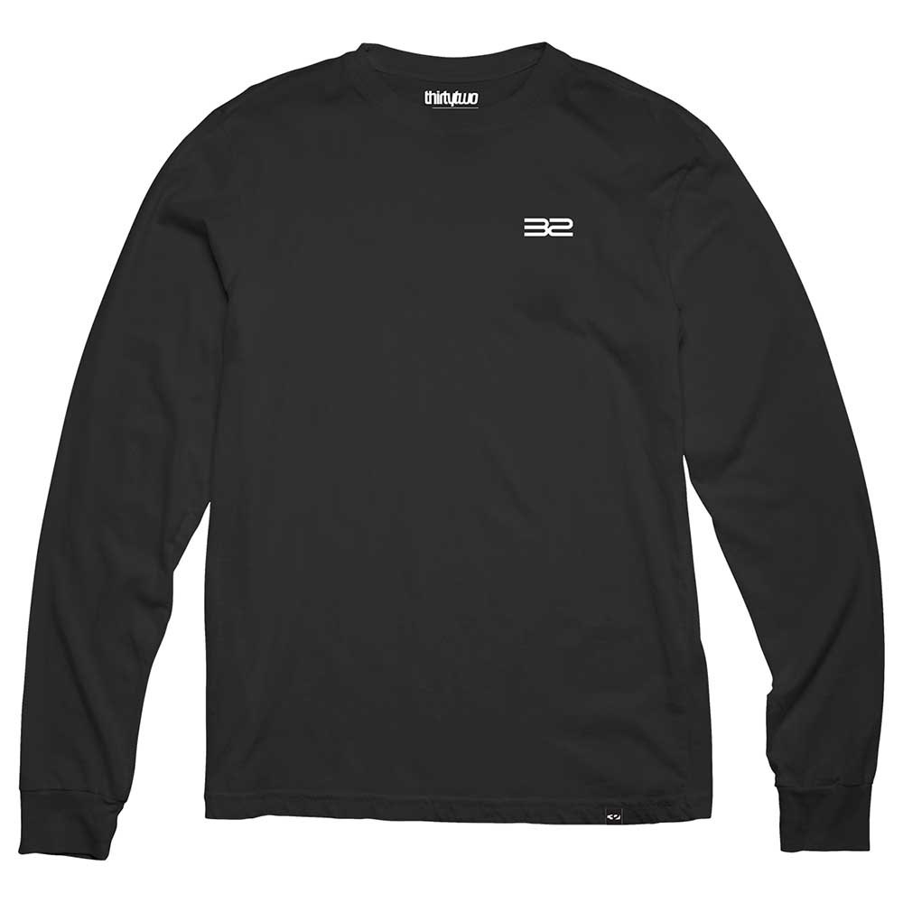 thirtytwo j/w long sleeve t-shirt noir 2xl homme
