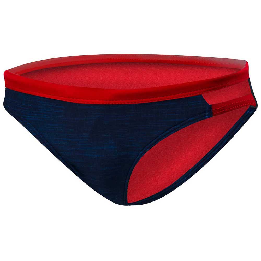 tyr sandblasted cove bikini bottom rouge,bleu xs femme