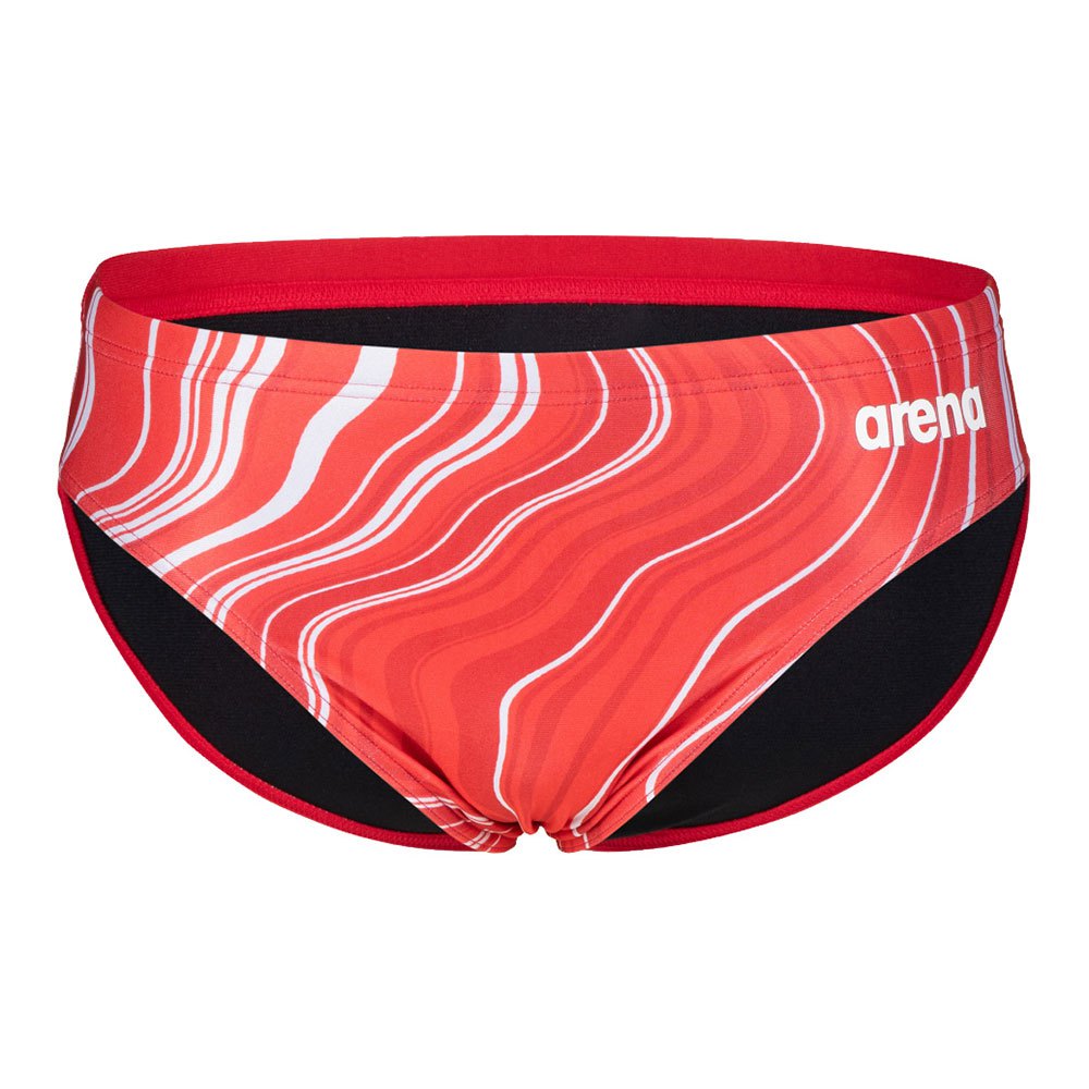 arena marbled swimming brief rouge fr 100 homme