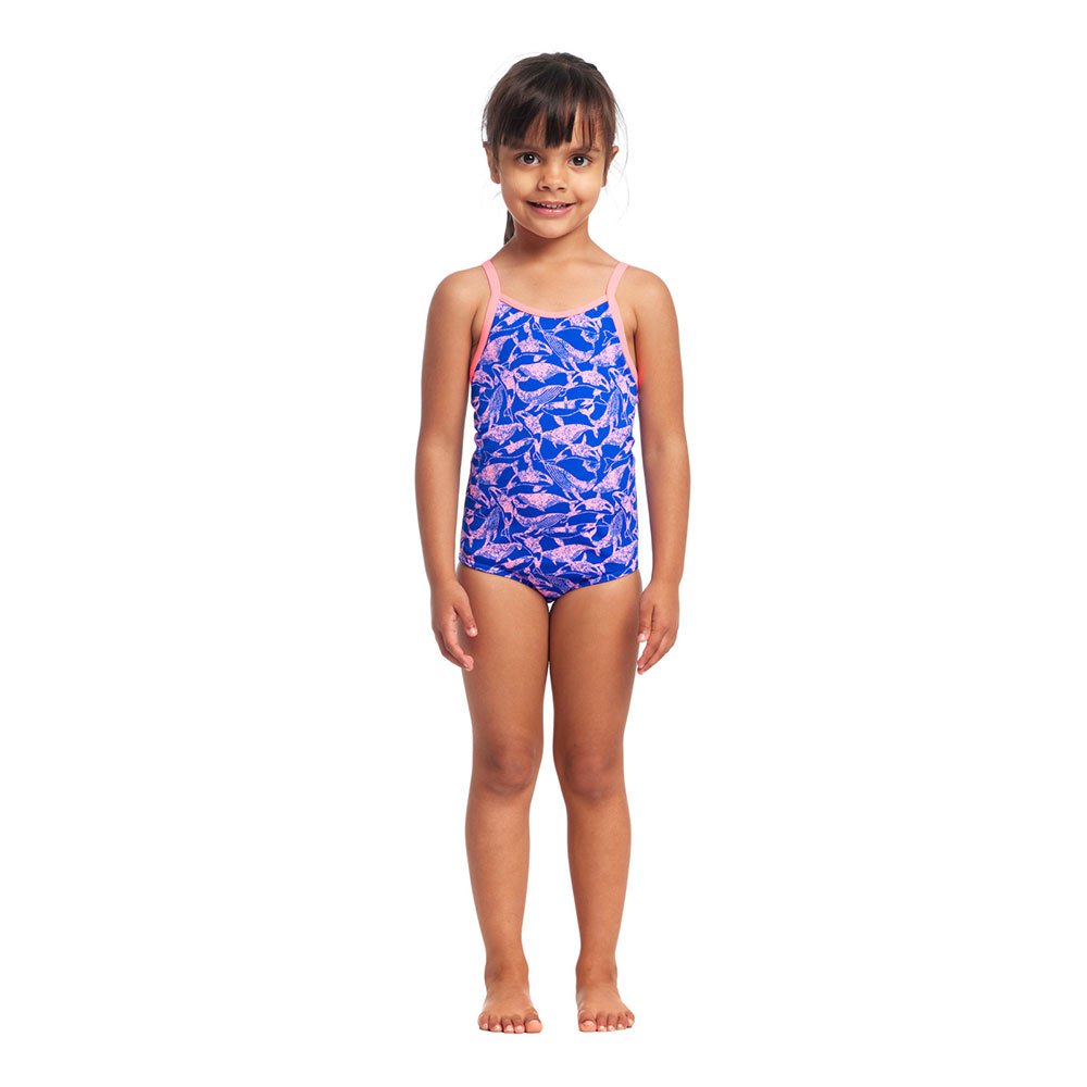 funkita printed minky pinky swimsuit multicolore 6 years fille