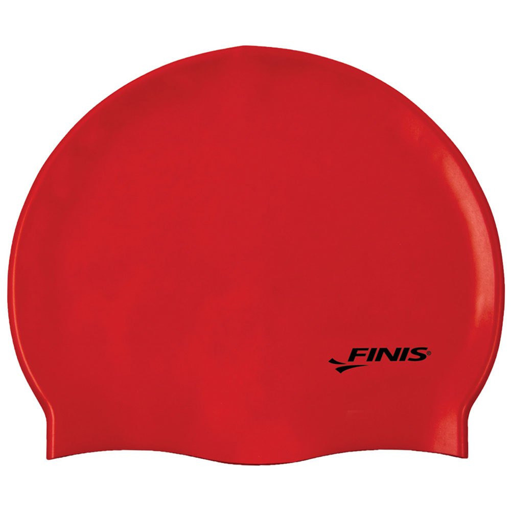 finis silicone swimming cap rouge
