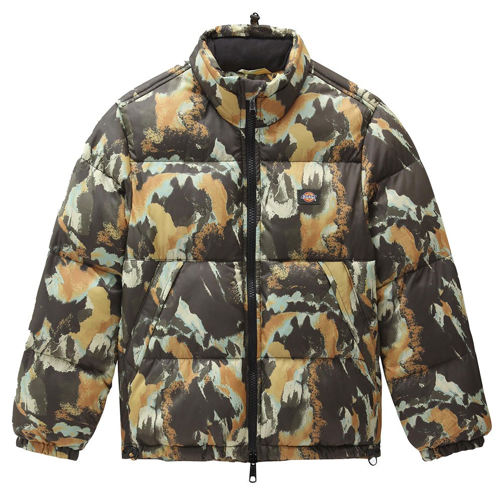 dickies crafted camo jacket vert l femme