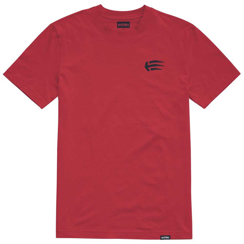 etnies joslin short sleeve t-shirt rouge s homme
