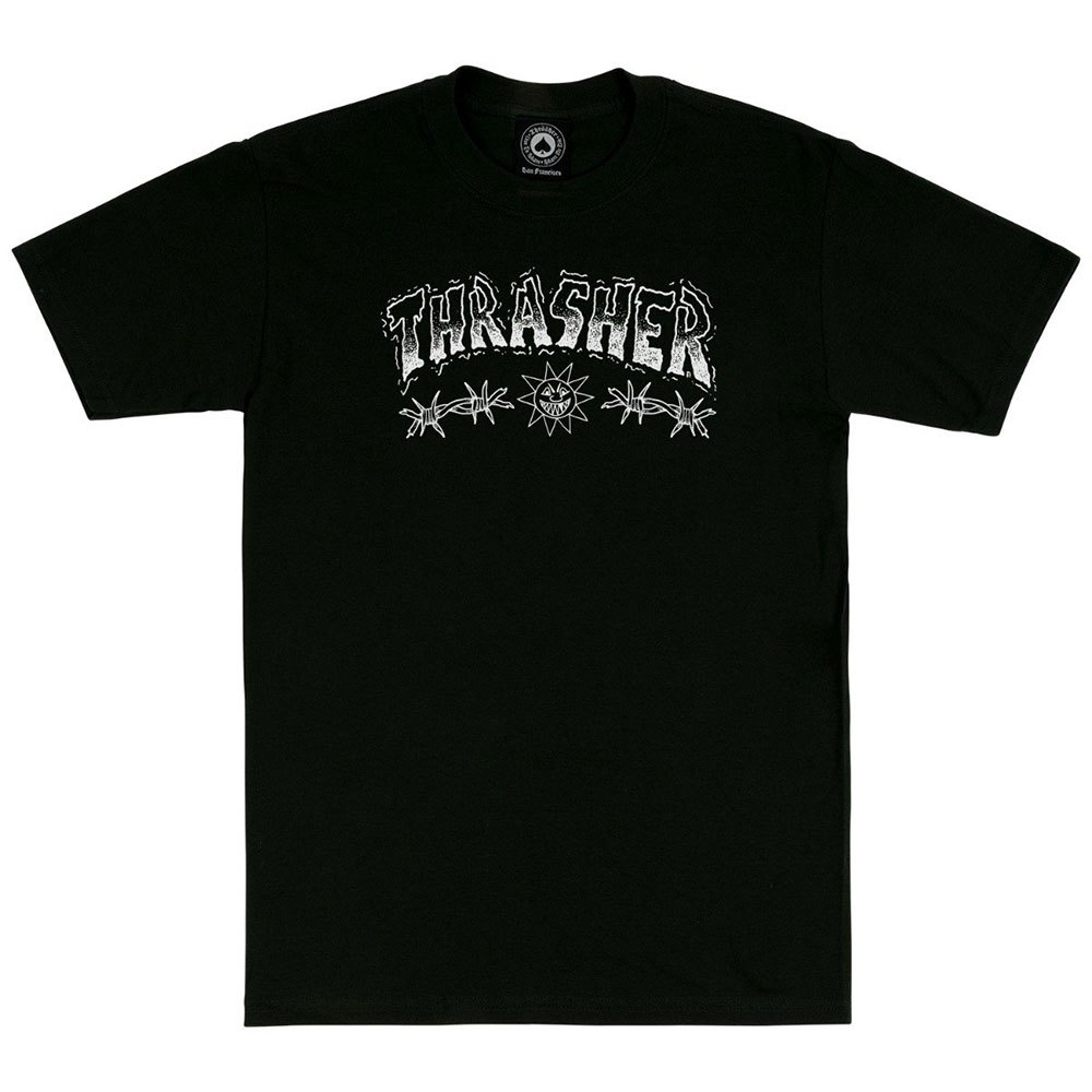 thrasher barbed wire short sleeve t-shirt  xl homme