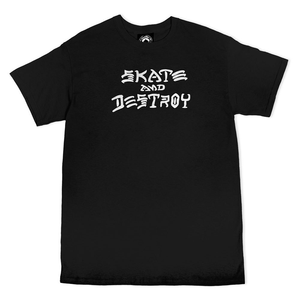 thrasher skate and destroy short sleeve t-shirt noir m homme