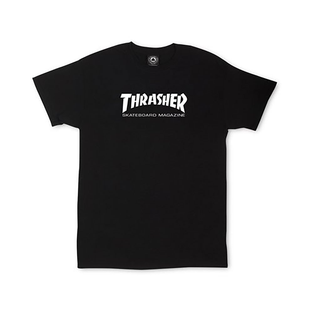 thrasher skate mag short sleeve t-shirt noir 5-6 years