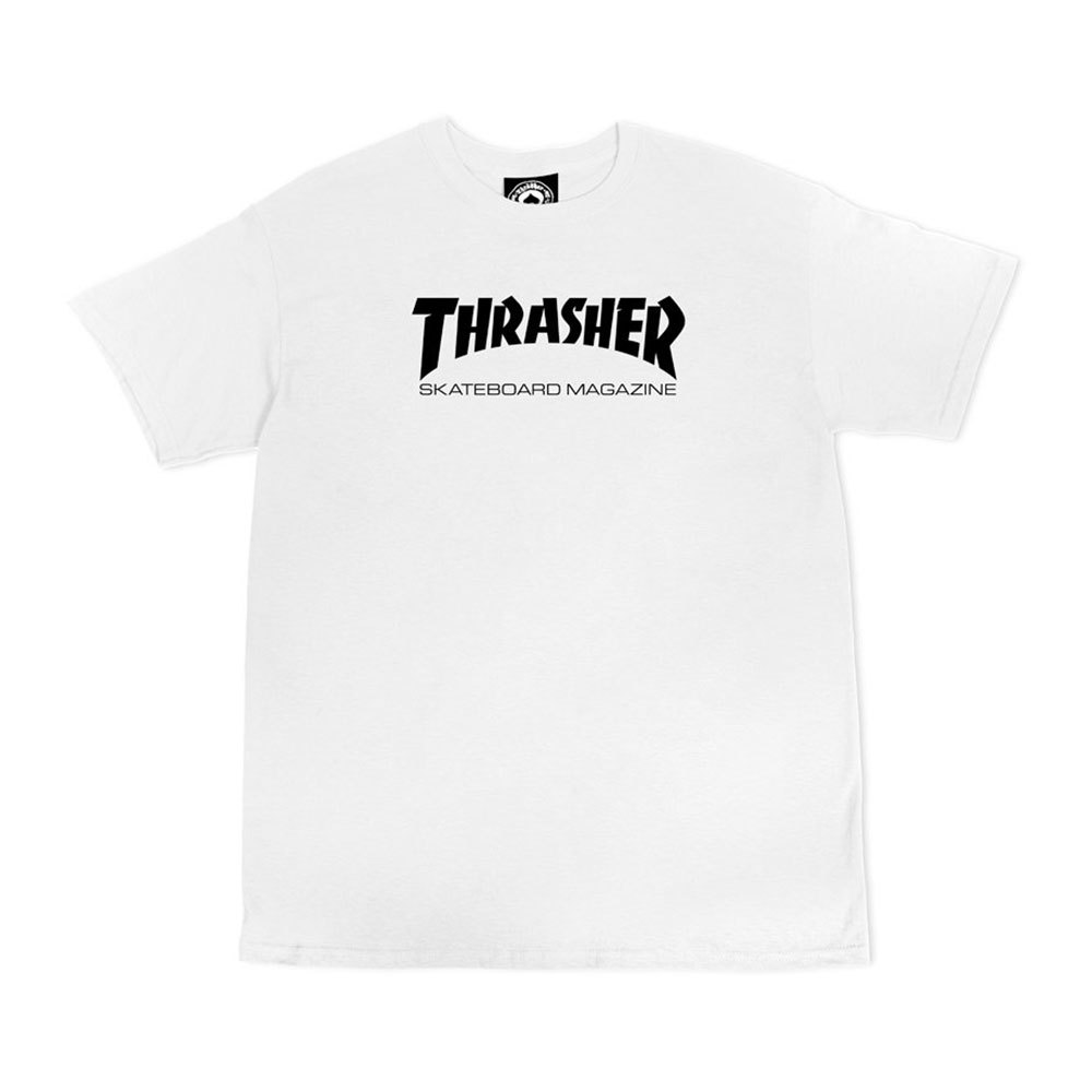 thrasher skate mag youth short sleeve t-shirt blanc s