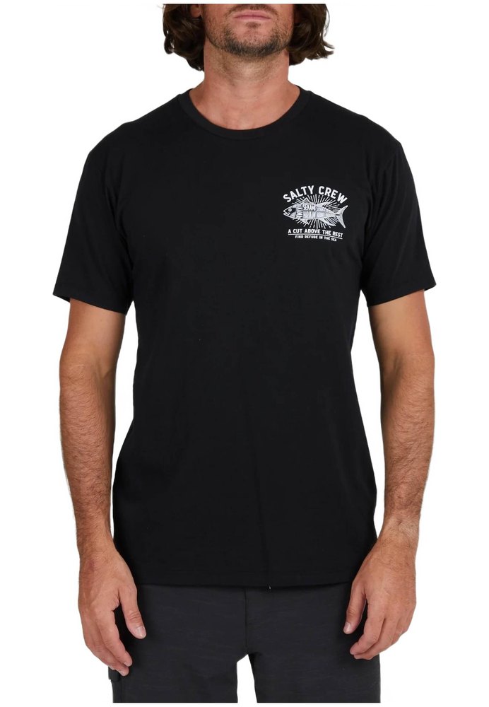salty crew cut above premium short sleeve t-shirt noir 2xl homme