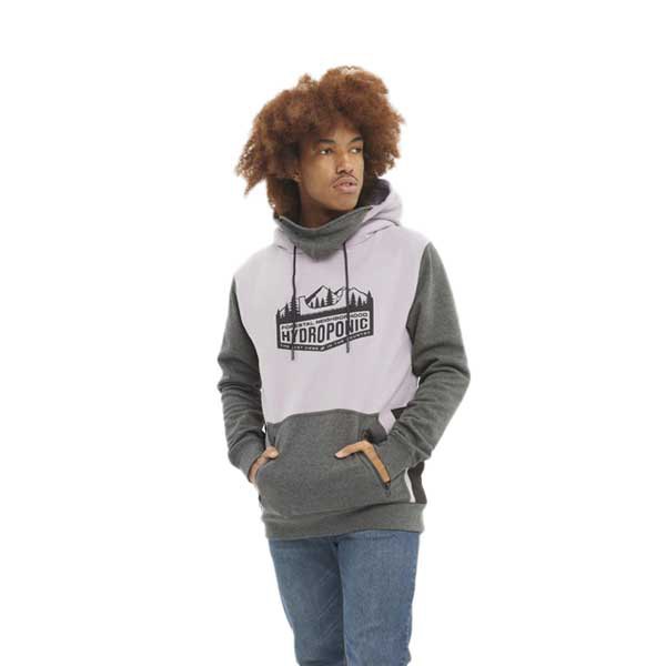 hydroponic dh forestal hoodie gris m homme