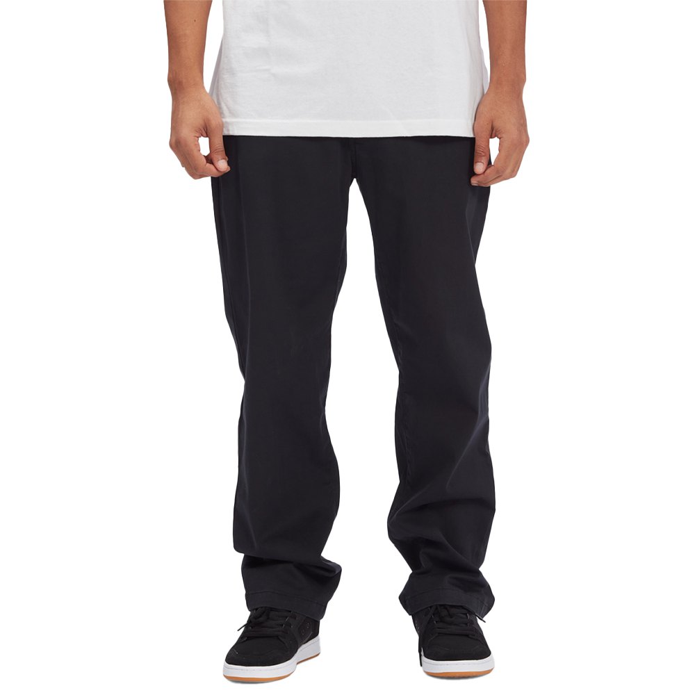 dc shoes worker relaxed chino pants noir 33 / 34 homme