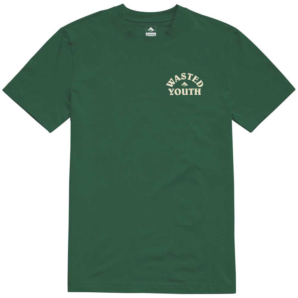 emerica wasted short sleeve t-shirt vert s homme