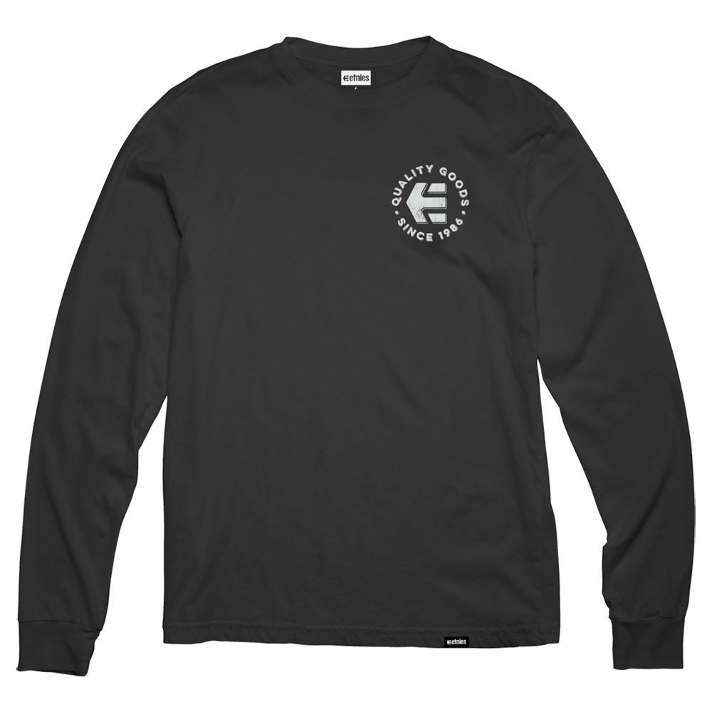 etnies since 1986 long sleeve t-shirt noir xl homme