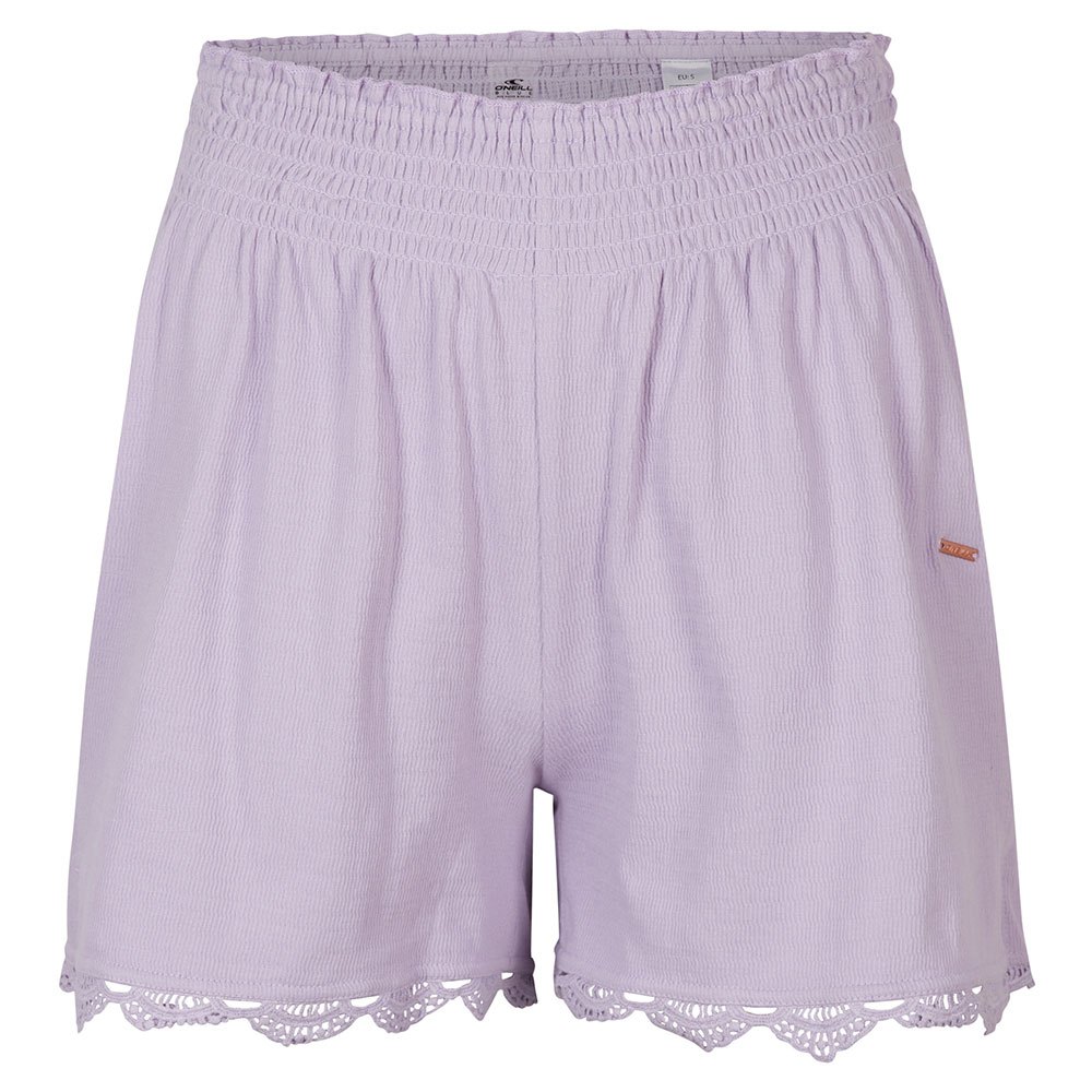 o´neill smocked shorts violet xl femme
