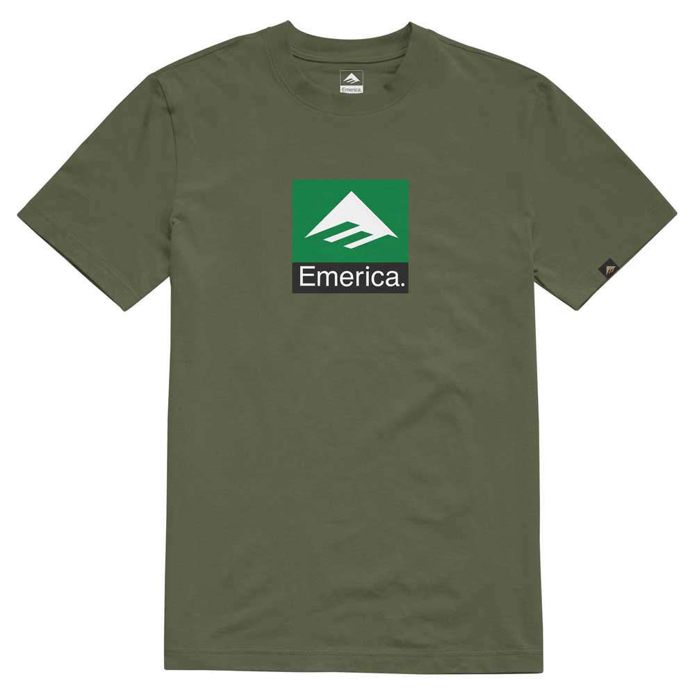 emerica classic combo short sleeve t-shirt vert l homme