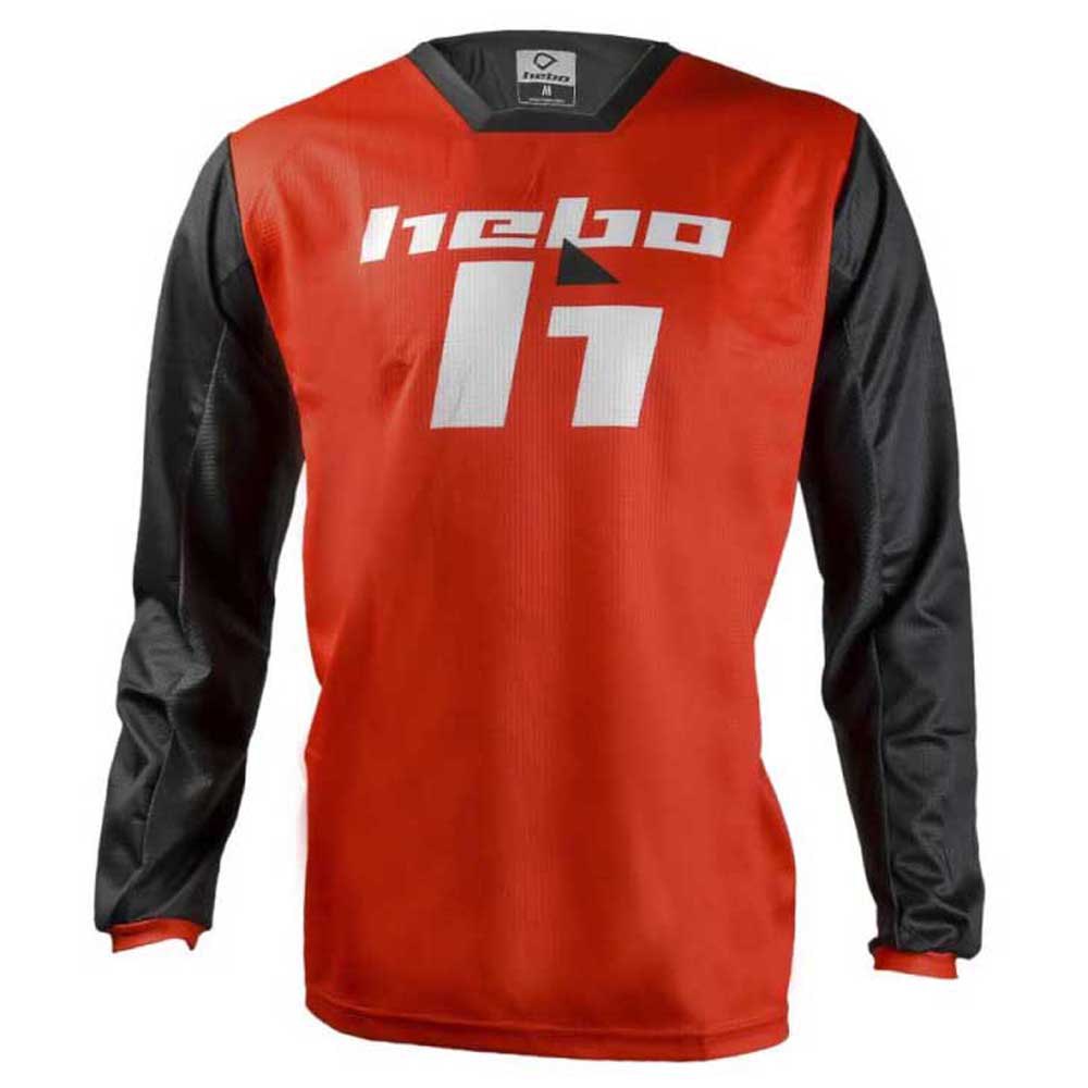 Hebo Scratch Ii Long Sleeve T-shirt Rouge XS Homme