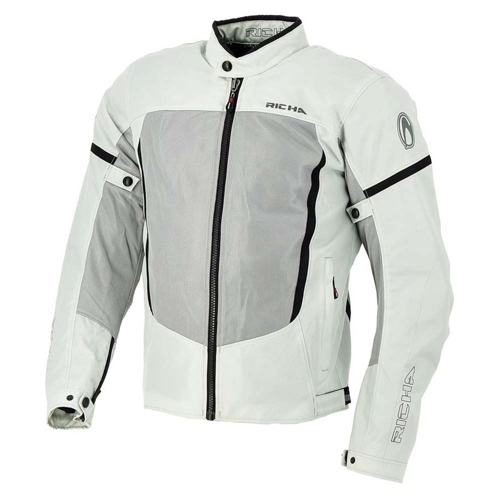 Richa Airbender Jacket Blanc,Gris 4XL / Short Homme