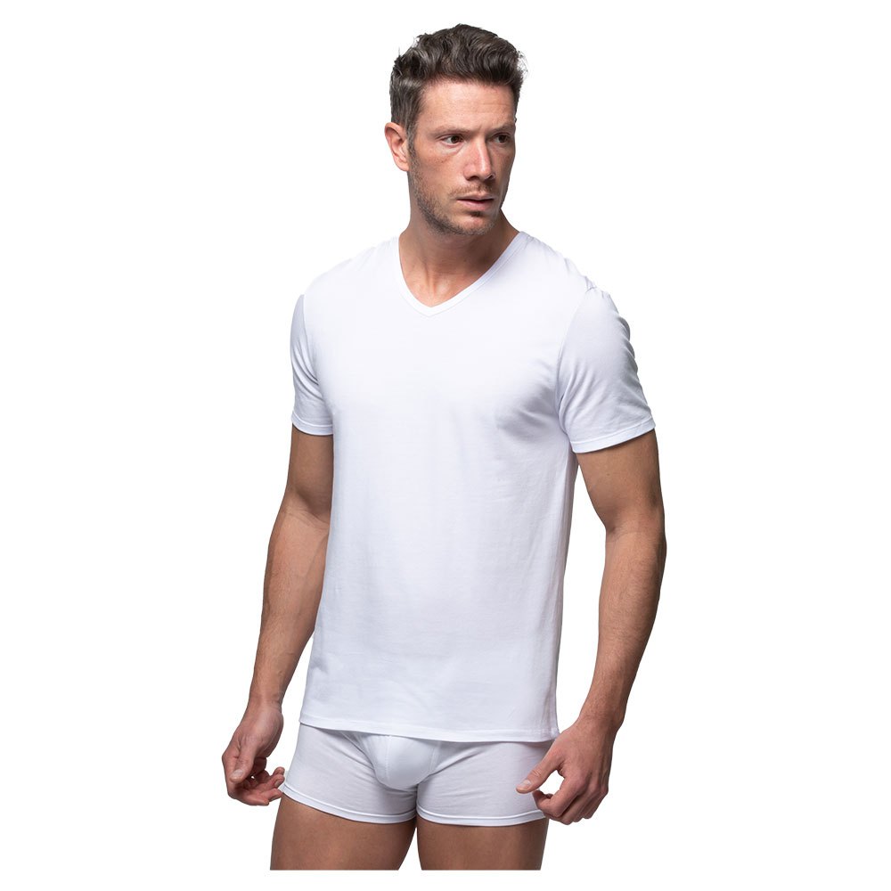 Abanderado Asa040x.001 Short Sleeve Base Layer Blanc XL Homme