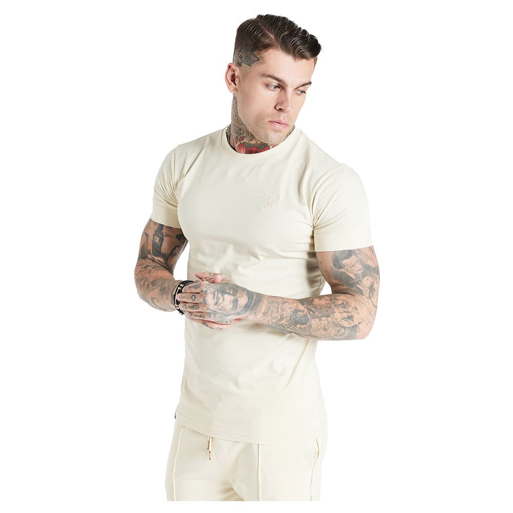 Siksilk Smart Essentials Short Sleeve Crew Neck T-shirt Blanc M Homme