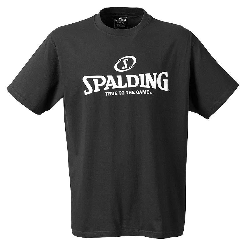 Spalding Logo Short Sleeve T-shirt Noir XS