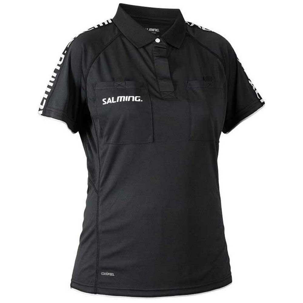 Salming Referee Short Sleeve Polo Shirt Noir L Femme