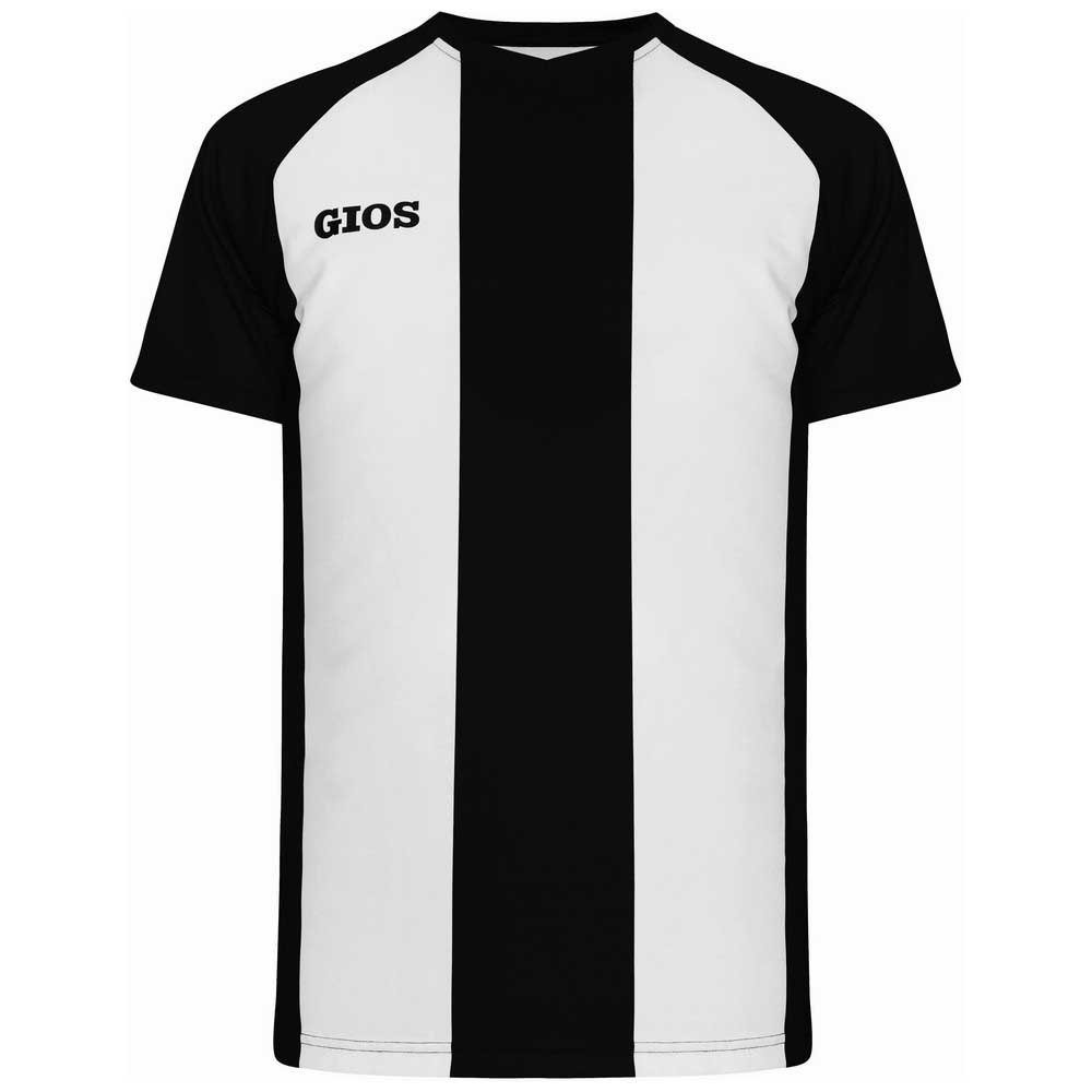 Gios T-shirt à Manches Courtes Settanta XL Black / White