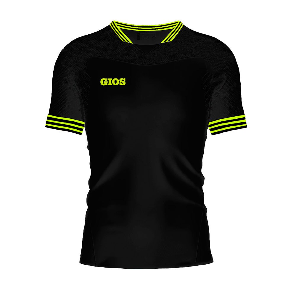 Gios T-shirt à Manches Courtes Gress S Black / Lime