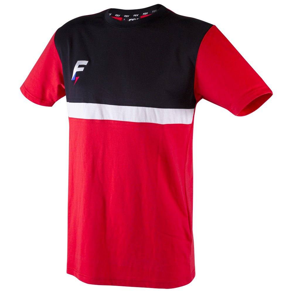 Force Xv Mediane Short Sleeve T-shirt Rouge,Noir XL Homme