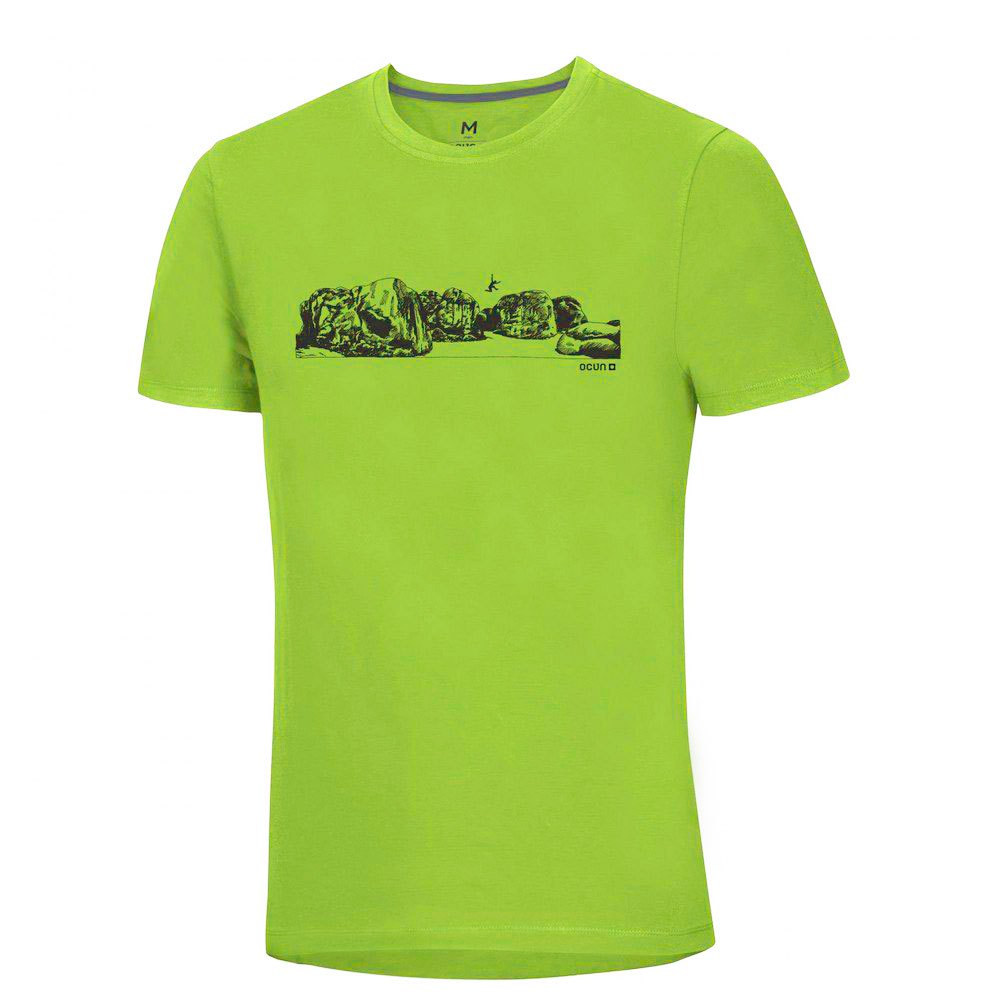 Ocun T-shirt à Manches Courtes Classic L Bjump Green