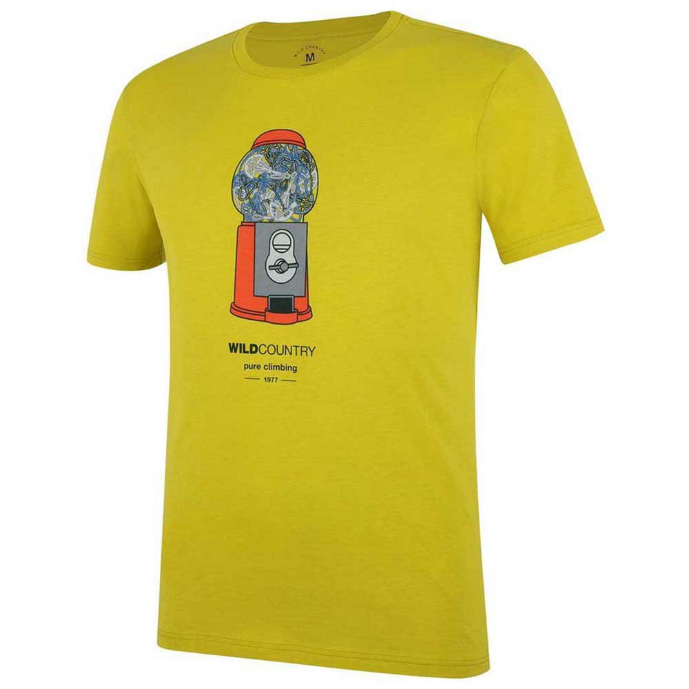 Wildcountry T-shirt à Manches Courtes Flow XL Whin Yellow / Friend Machine