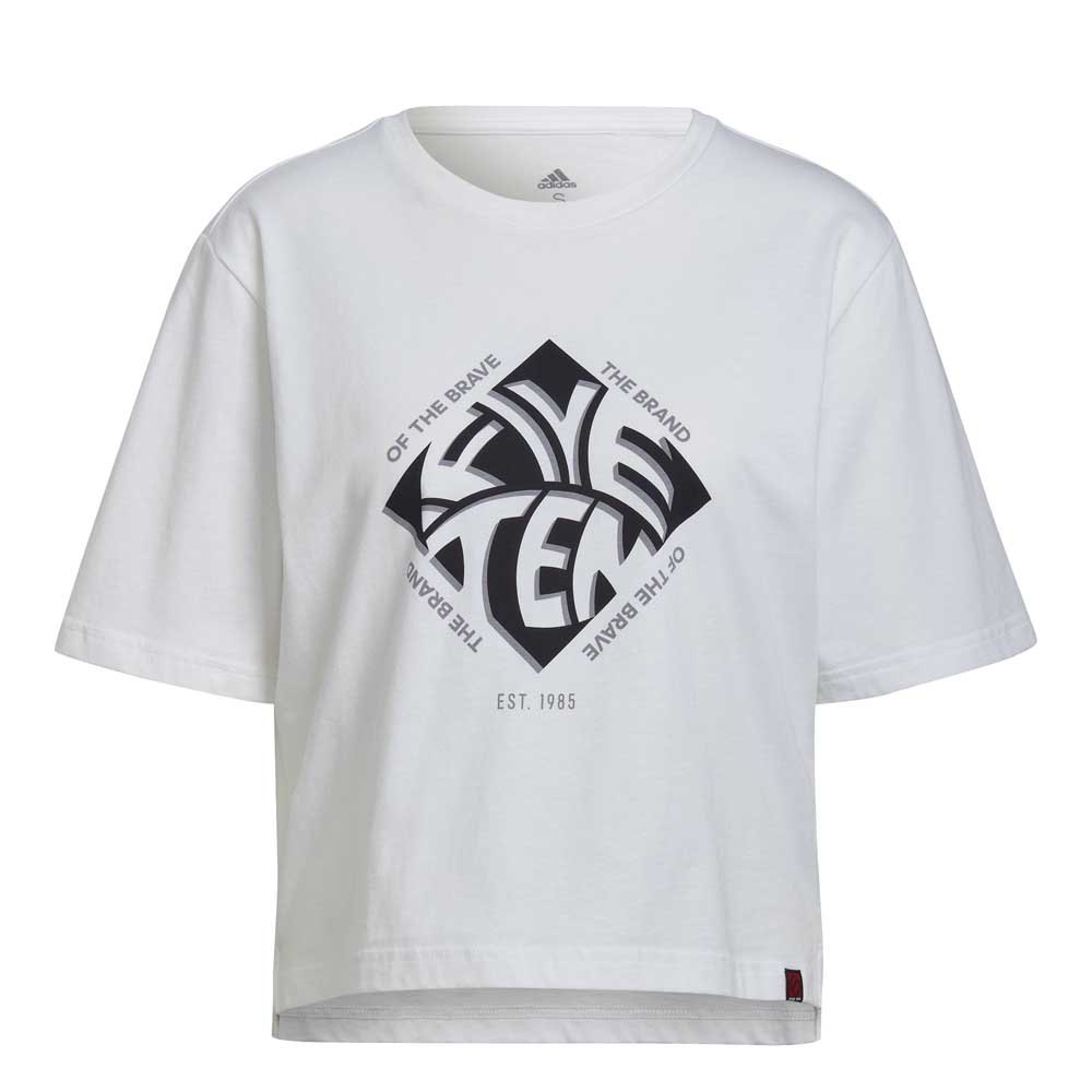Five Ten T-shirt Manche Courte Crop S White / White