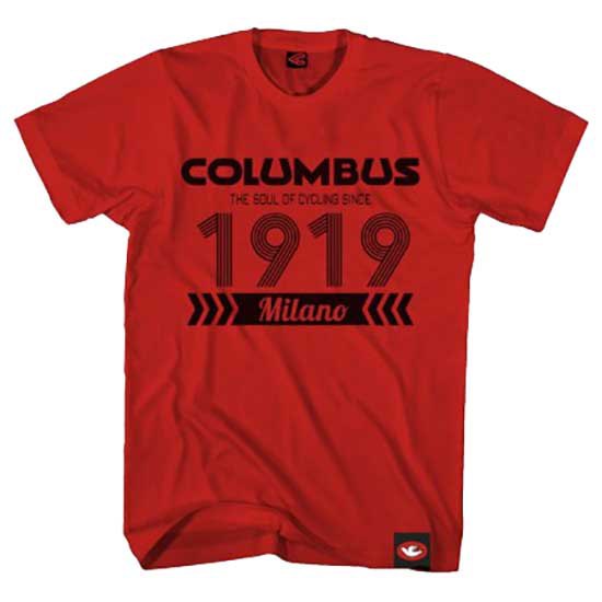 Cinelli T-shirt à Manches Courtes Columbus 1919 M Red