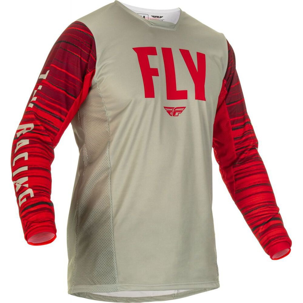 Fly Racing Kinetic Wave T-shirt Gris 2XL