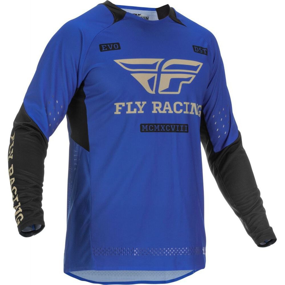 Fly Racing Evo T-shirt Bleu 2XL