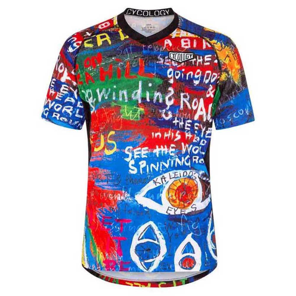 Cycology 8 Days Short Sleeve Enduro Jersey Multicolore XL Homme