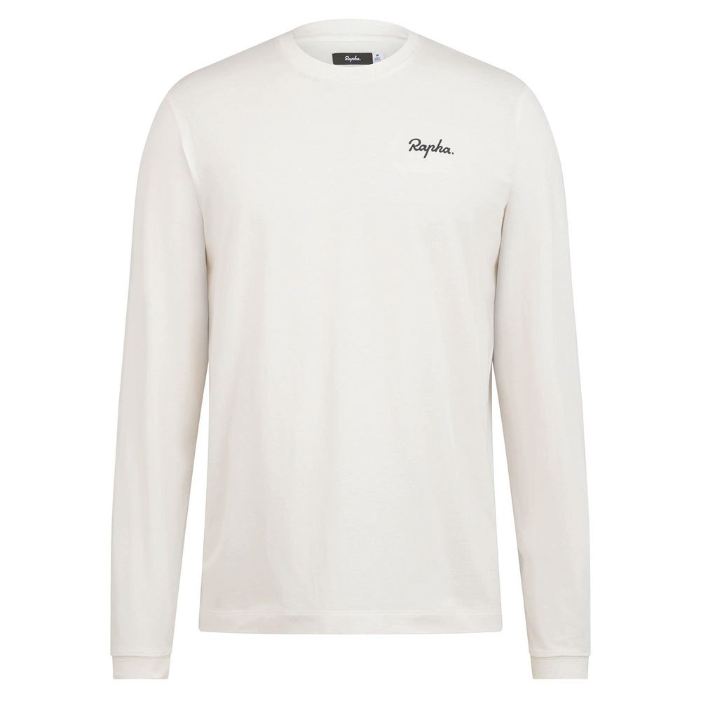 Rapha Logo Long Sleeve T-shirt Blanc XL Homme