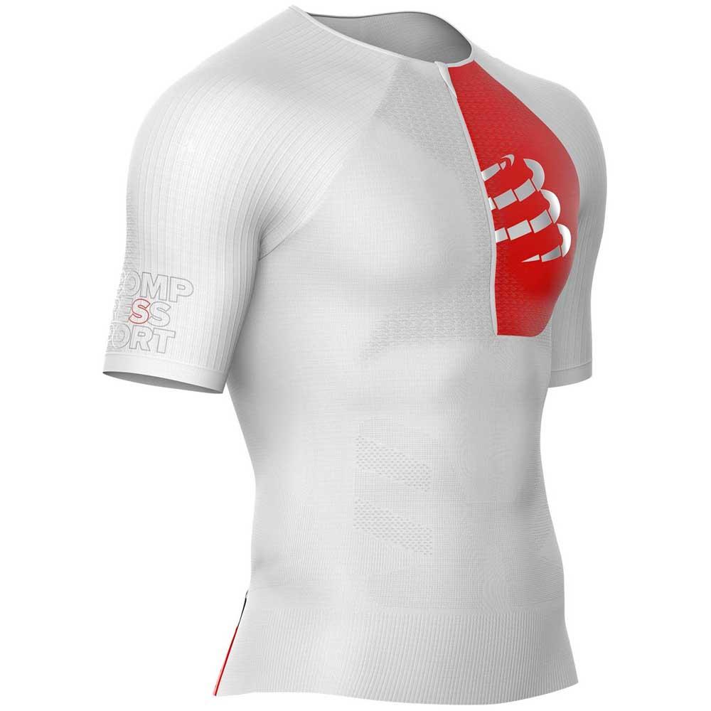 Compressport T-shirt à Manches Courtes Triathlon Postural Aero S White