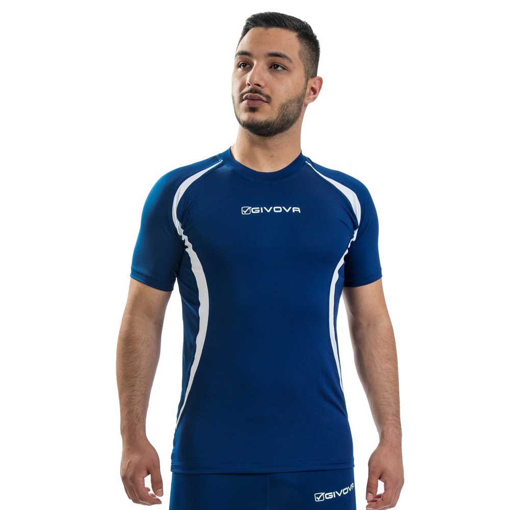 Givova Running Short Sleeve T-shirt Bleu M