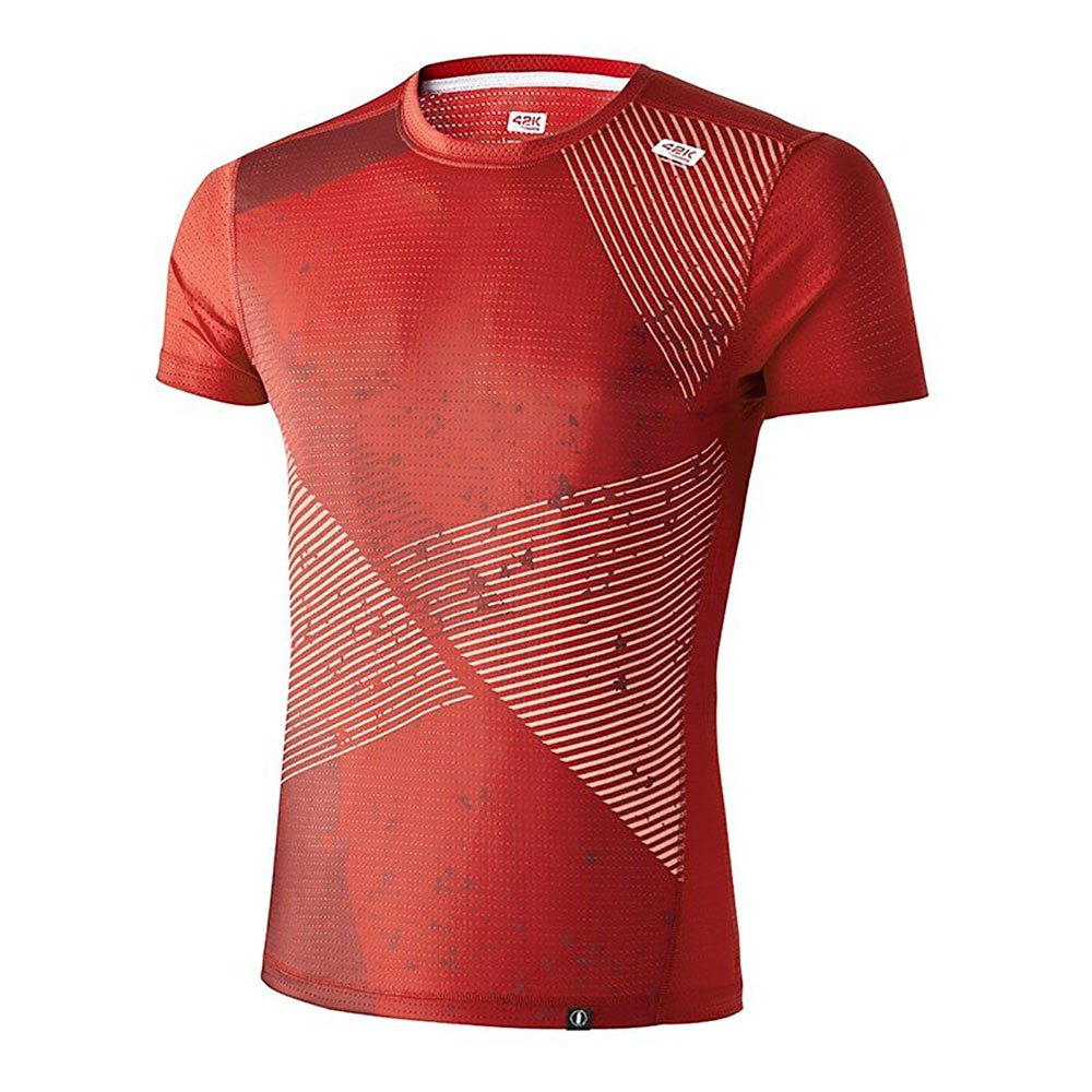 42k Running T-shirt à Manches Courtes Elements Recycled XL Red