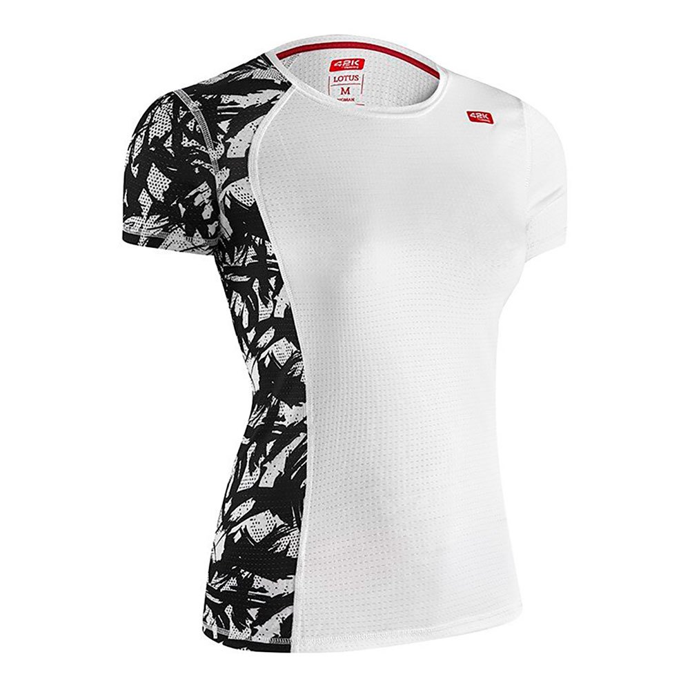 42k Running Lotus Short Sleeve T-shirt Blanc S