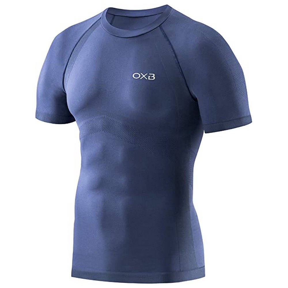 Oxyburn Move Short Sleeve T-shirt Bleu S-M Homme