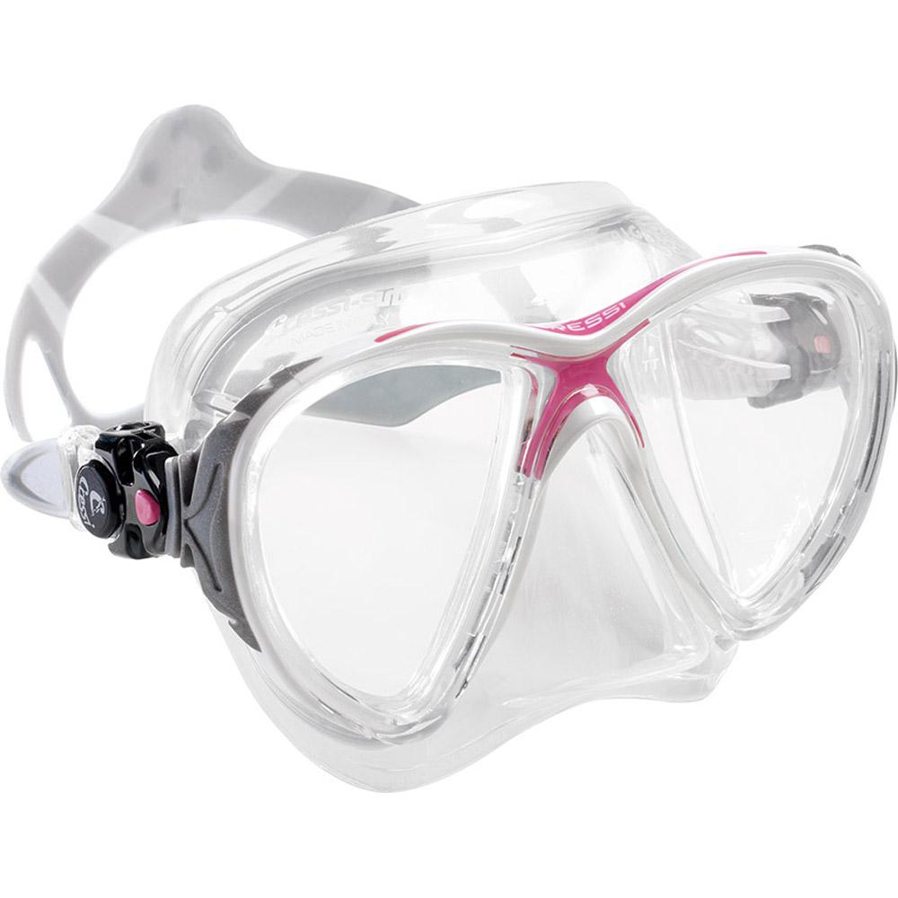 Dive Supply Cressi Big Eyes Evolution Crystal One Size Transparent / White / Pink