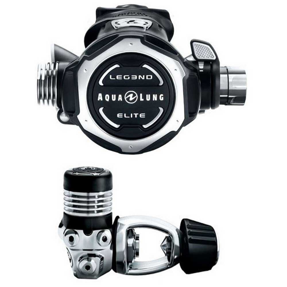 Dive Supply Aqualung Leg3nd Elite Int One Size Black / Steel
