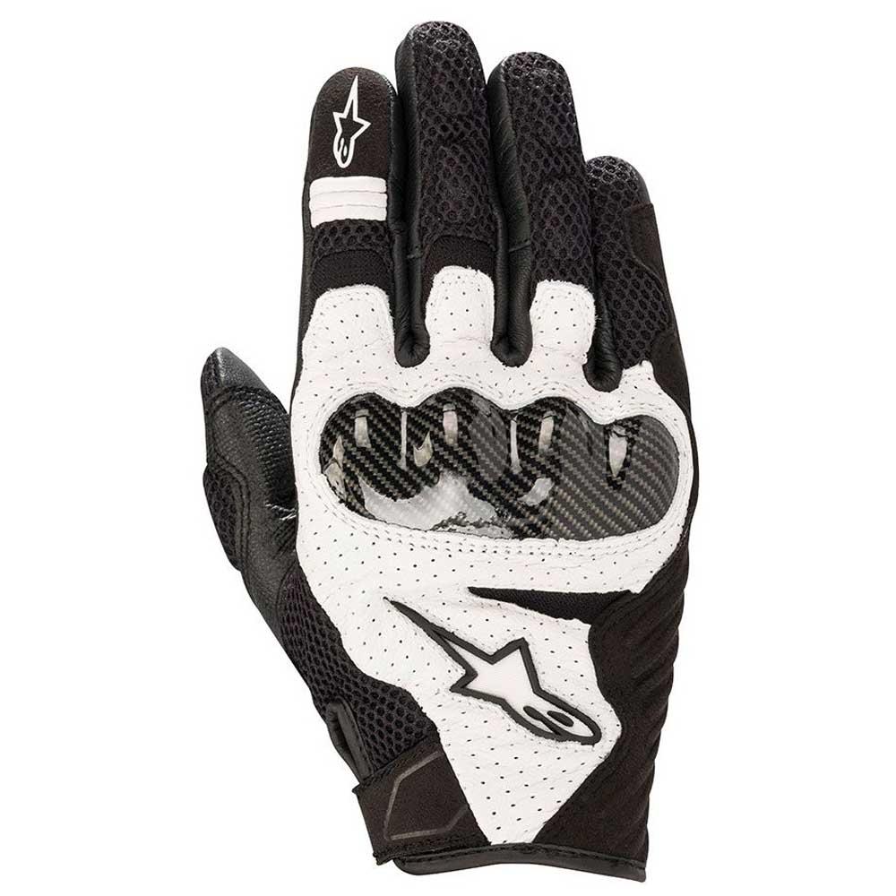 Photos - Motorcycle Gloves Alpinestars Smx 1 Air V2 Gloves White,Black S 3570518-12-S 