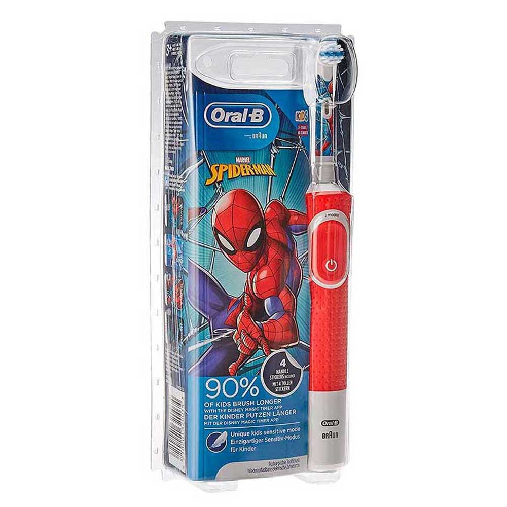 Braun Spiderman Electric Toothbrush Red unisex